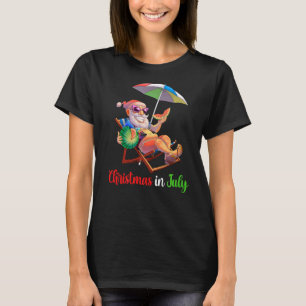 Camiseta Natal Em Julho Papais noeis Watermelon Tropical Ha