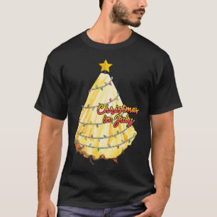 Camiseta Natal Em Julho Pineapple Árvore De Natal De Verão