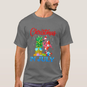 Camiseta Natal Em Julho Pineapple Xmas Tree T Shirt