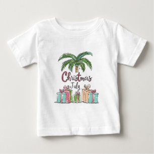 Camiseta Natal em Julho Presentes e Decorações de Férias Tr