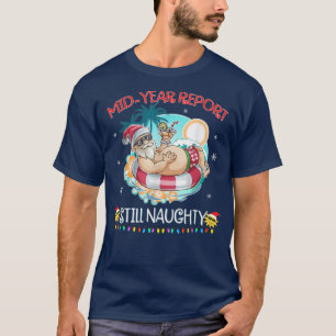 Camiseta Natal Em Julho Relatório De Ano De Médio Ainda Mal