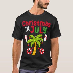 Camiseta Natal Em Julho Sacudir Inchar Engraçado Xmas De Ve