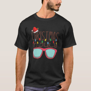 Camiseta Natal Em Julho Santa Hat Óculos De Sol Beac Verão
