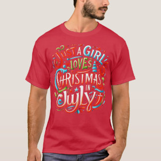Camiseta Natal em julho Vibes Abraça o Espírito Festivo