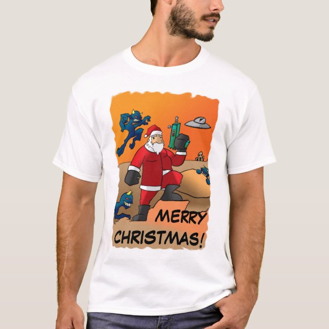 Camiseta Natal em Marte (Frente)