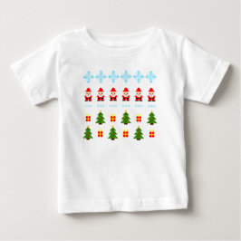 Camiseta Natal em Pixel Art