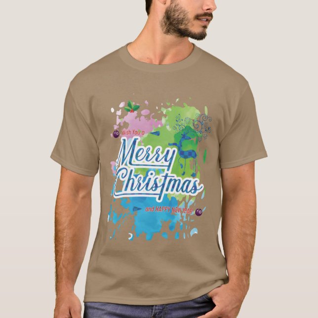 Camiseta Natal engraçado (Frente)
