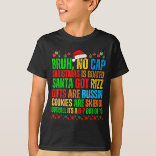 Camiseta Natal Engraçado Escola Geração Alpha Gen A Gíria C