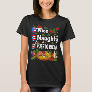 Camiseta Natal engraçado Nice Travesso Porto-riquenho
