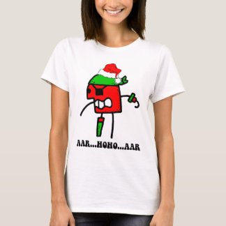 Camiseta Natal engraçado para piratas