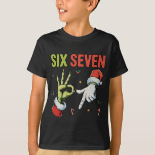Camiseta Natal Engraçado Six Seven 6 7 Meme Xmas C