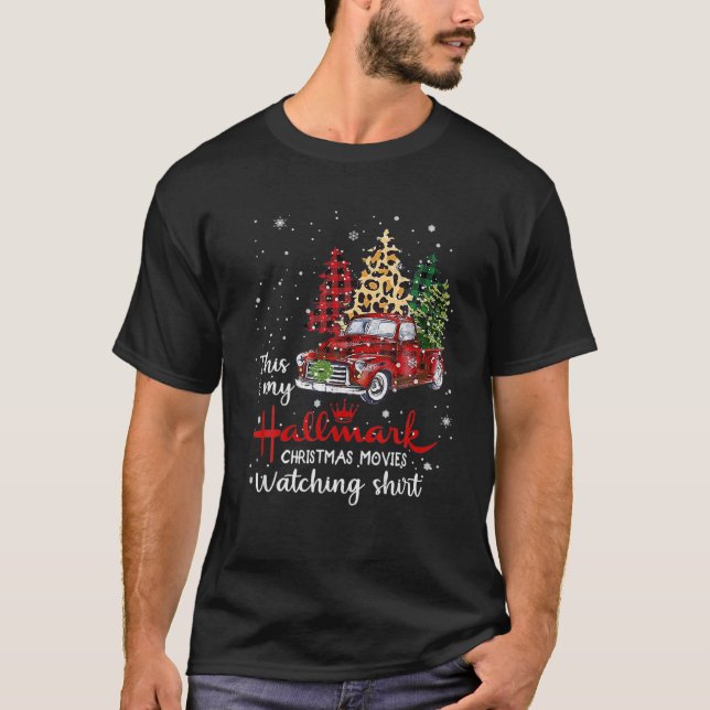 Camiseta Natal Este É O Meu Filme De Hallmãrks Assistindo P (Frente)