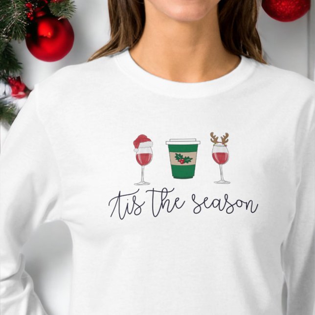 Camiseta Natal Este é o Natal dos Papais noeis de café da é (Criador carregado)