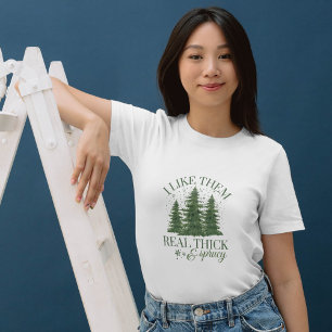 Camiseta Natal: EU GOSTO DELES REALMENTE ESPESSURDOS E ESPR