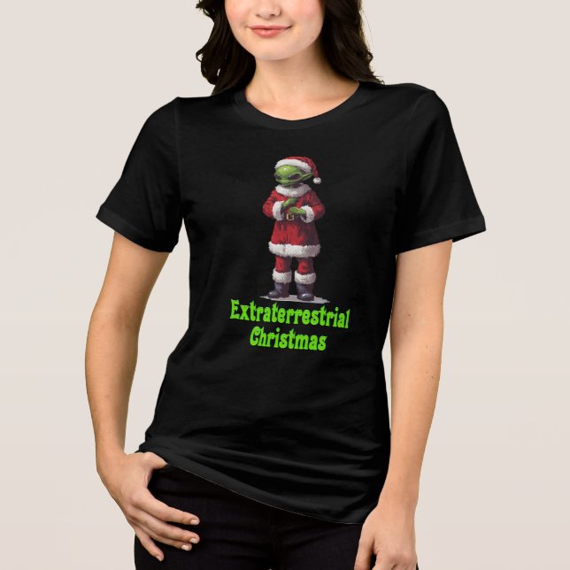 Camiseta Natal Extraterrestre (Frente)