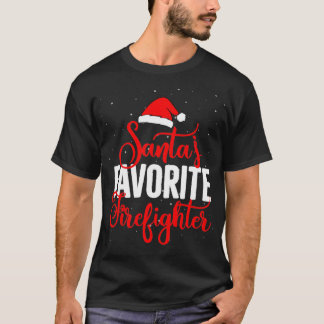Camiseta Natal favorito do Bombeiro Bombeiro