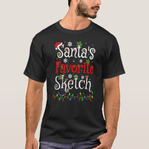 Camiseta Natal Favorito Dos Papais noeis De Iluminação Do X