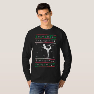 Camiseta Natal feio da camisola da ioga