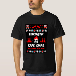 Camiseta Natal feio do bombeiro
