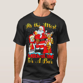 Camiseta Natal Feliz Cerveja É O Momento Mais Maravilhoso