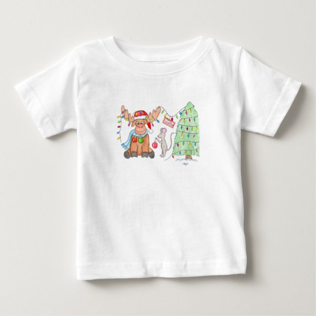 Camiseta Natal - Feliz Natal-Alce! (Frente)