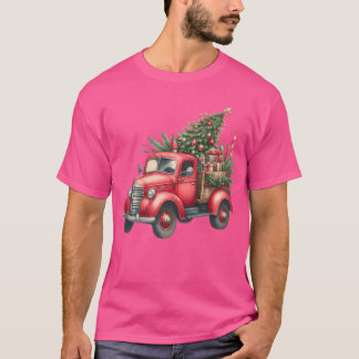 Camiseta Natal Feliz Natal Para O Presente Carro De Natal