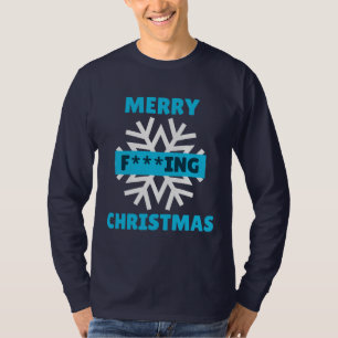 CAMISETA NATAL FELIZ PRA CARALHO