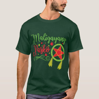 Camiseta Natal Filipino Maligayang Pasko