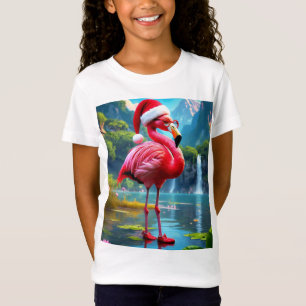 Camiseta Natal Flamingo Como Papai Noel-47476