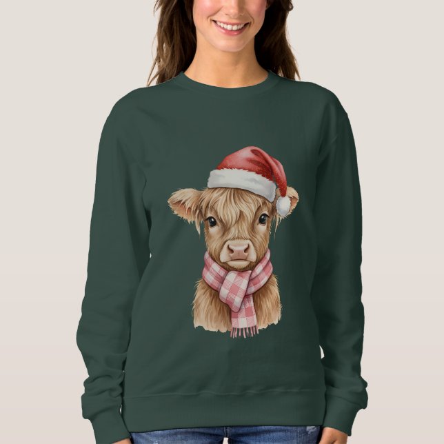 Camiseta Natal Fofo do Boi das Terras Altas (Frente)