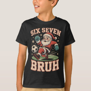 Camiseta Natal Futebol Papai Noel Engraçado 67 Meme Bruh Xm