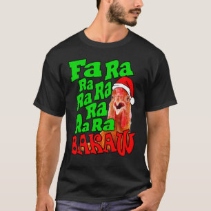 Camiseta Natal Galinha Cantando Música de Natal Maluca Malh