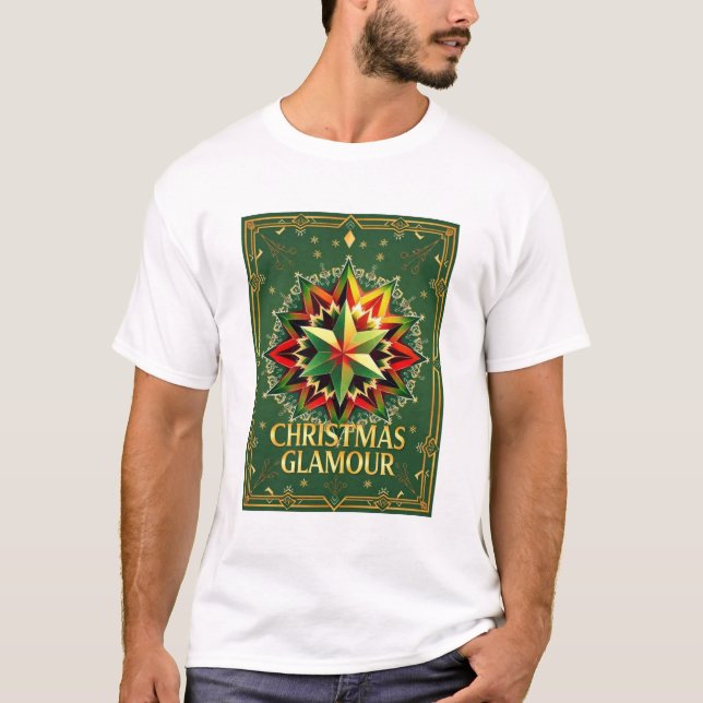 CAMISETA **NATAL GLAMOUR** (Frente)