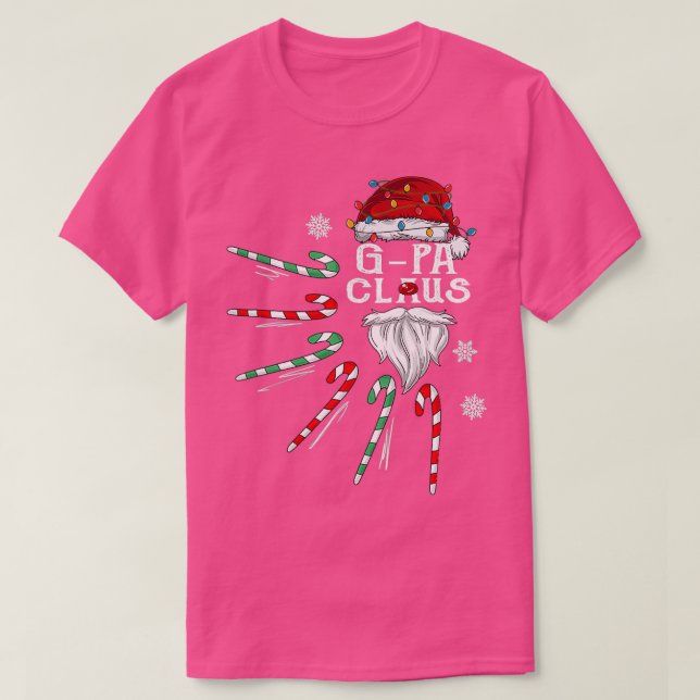 Camiseta Natal Gpa Claus Gpa Beard Candy (Frente do Design)