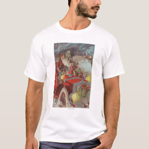 Camiseta Natal GreetingSanta no carro
