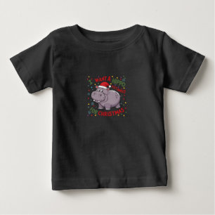 Camiseta Natal Hippo Wish