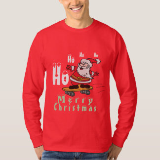 Camiseta Natal Ho Ho Ho do Papai Noel