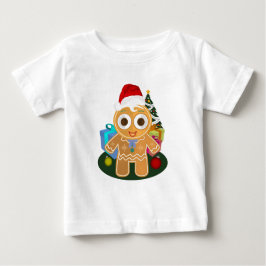 Camiseta Natal - Homem de Pão de Gengibre