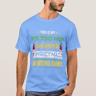 Camiseta Natal Humorístico Em Julho Engraçado Praia Verão C