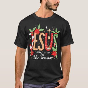 Camiseta Natal Jesus É A Razão Da Temporada Natividade