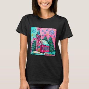 Camiseta Natal Jesus Oh Venha Vamos Adorá-Lo Engraçado Chr
