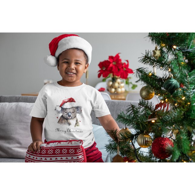 Camiseta Natal Koala, personalizável (Criador carregado)