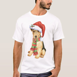 Camiseta Natal Lakeland Terrier