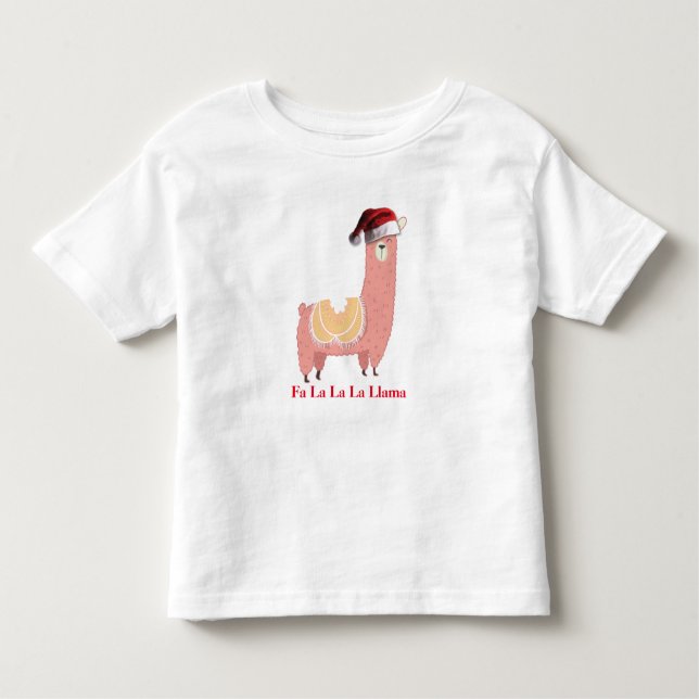 Camiseta Natal Llama (Frente)