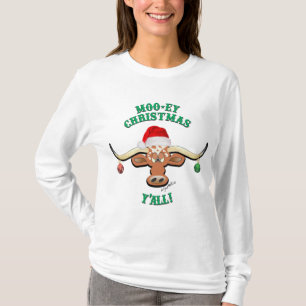 Camiseta Natal Longhorn Steer