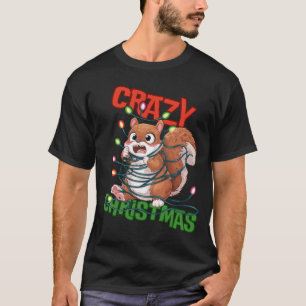 Camiseta Natal Louco: Esquilo Frustrado