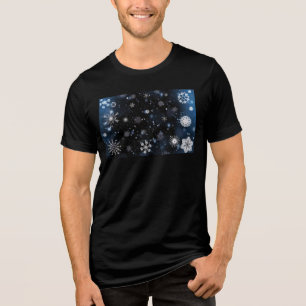 Camiseta Natal mágico e pacífico de inverno do SlipperyJoe