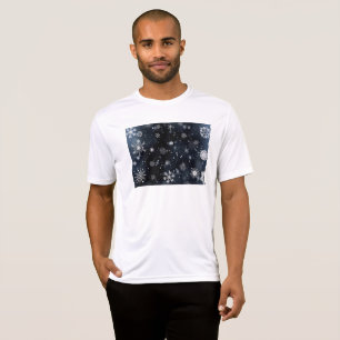Camiseta Natal mágico e tranquilo de inverno do SlipperyJoe