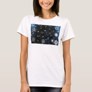 Camiseta Natal mágico e tranquilo de inverno do SlipperyJoe