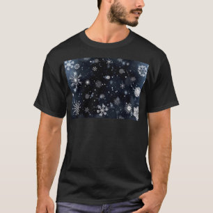 Camiseta Natal mágico e tranquilo de inverno do SlipperyJoe